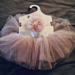 New Princess Tutu Set With Headband! 0-12 Months ✨